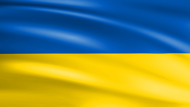 [Translate to Englisch:] Flagge Ukraine