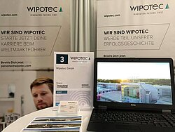 Stand Firma WIPOTEC auf der Firmenkontaktmesse