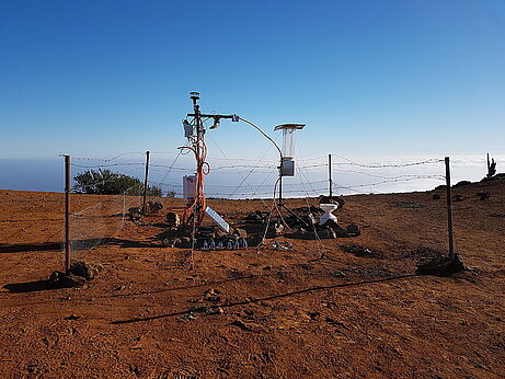 Messstation in der Atacama-Wüste