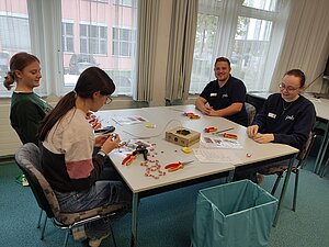 Workshop "Bastel Dir dein "WAGO-Tier"" mit Auszubildenden des Unternehmens psb intralogistics Workshop "Bastel Dir dein "WAGO-Tier"" mit Auszubildenden des Unternehmens psb intralogistics