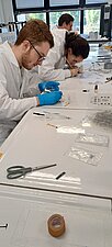 Students produce flexible conductors as part of the Summer School 2024 “Functional Materials Engineering” at Hasselt University